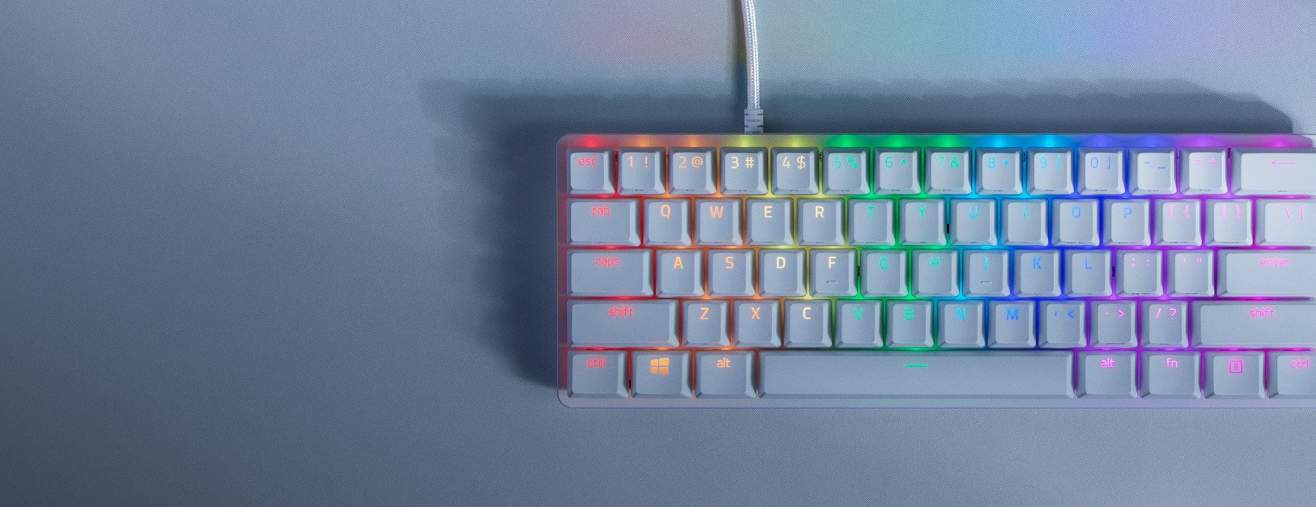 Tastatura Gaming Mecanica RAZER Huntsman Mini Mercury Edition